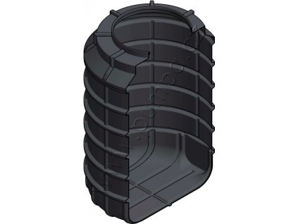 PUMPA black line Box 1110(600)/1940 čerpací jímka s poklopem, bez vystrojení, centrický vstup, úprava pro spouštěcí zařízení ZB00009819