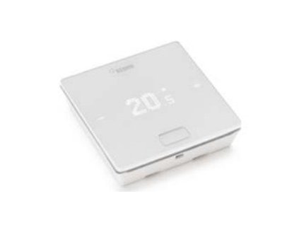 REHAU NEA SMART 2.0 prostorový termostat HRW s teplotním čidlem a čidlem vlhkosti, bílý - rádiový provoz, 13280121003