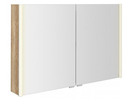 Sapho ALIX galerka s LED osvětlením, 106x70x17,5cm, dub alabama AX106-0022