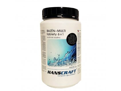 HANSCRAFT BAZÉN - MULTI tablety 6v1 - 1 kg 314130