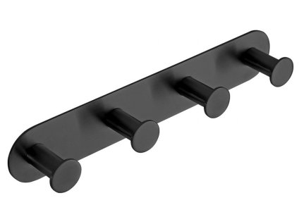 Sapho X-ROUND BLACK samolepící čtyřháček, černá mat XR221B