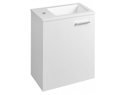 Aqualine ZOJA skříňka s umyvadlem z litého mramoru 40x22 cm, bílá 51049A-01