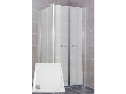 9155 comfort sprchovy kout 100 x 80 cm s vanickou z liteho mramoru