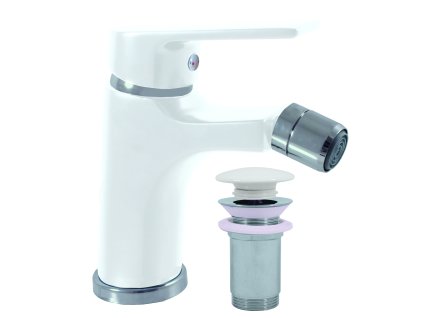 Arttec Vodovodní baterie bidetová COLORADO bílá/chrom, Barva: bílá/chrom, Rozměr: 3/8'' CO145.5KBC