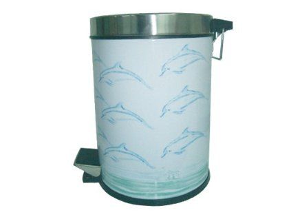 866 kos odpadkovy 5 l kov nerez dolphin