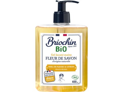 Briochin Fleur de savon Tekuté mýdlo na ruce - med a citron, 400ml WER00066