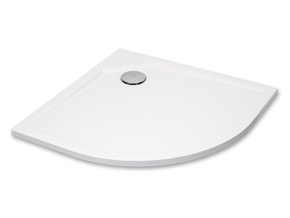 ARTTEC sprchová čtvrtkruhová vanička z litého mramoru POLARIS 90 x 90 cm MAR00033