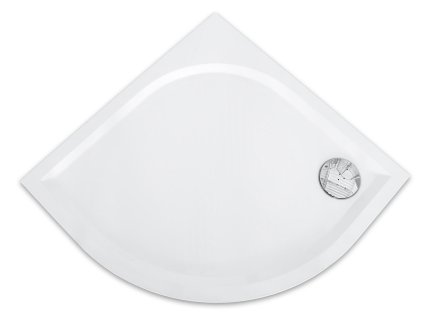 ARTTEC sprchová čtvrtkruhová vanička z litého mramoru LINEA 80 x 80 cm PAN04661