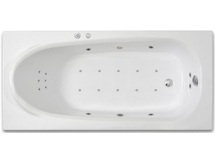 ARTTEC RHEY FLAT 160 x 75 cm hydromasážní akrylátová vana PAN04367