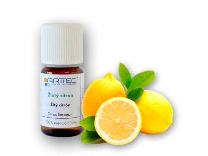 ARTTEC přírodní vonný olej Žlutý citron bio 10 ml NAT00040