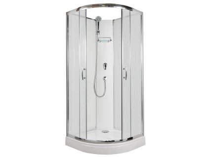 ARTTEC BRILIANT 90 x 90 cm - Sprchový box model 1 chinchilla sklo PAN04348