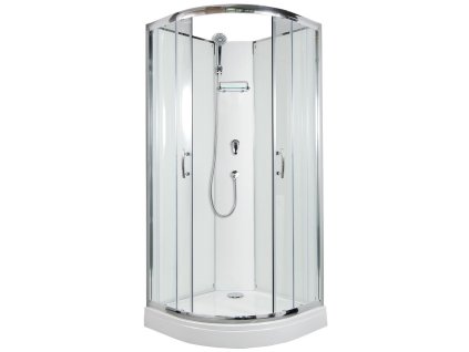 ARTTEC BRILIANT 90 x 90 cm - Sprchový box model 1 čiré sklo PAN01201