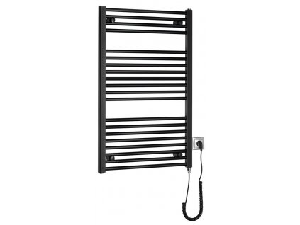 Aqualine DIRECT-E elektrické otopné těleso rovné 600x960 mm, 400 W, černá ILE96TB