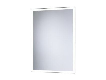HOPA Zrcadlo s LED osvětlením LOBURG BLACK Rozměr A - 60 cm, Rozměr C - 80 cm OLNZLOB6080