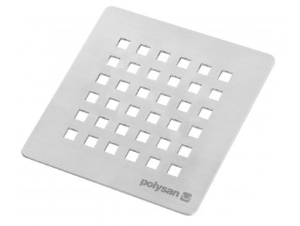 Polysan FLEXIA čtvercová krytka sifonu, nerez mat 73245