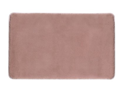 Gedy FUZZY koupelnová předložka, 50x80cm, 100% polyester, protiskluz, růžová 96FY508010