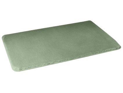 Gedy FUZZY koupelnová předložka, 50x80cm, 100% polyester, protiskluz, zelená 96FY508007