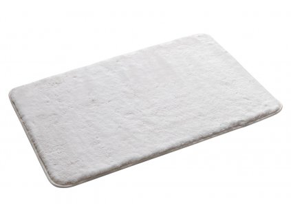 Gedy FUZZY koupelnová předložka, 50x80cm, 100% polyester, protiskluz, bílá 96FY508002