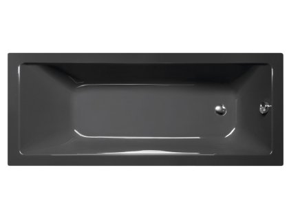 Polysan NOEMI obdélníková vana 170x70x39cm, šedá 71708.3