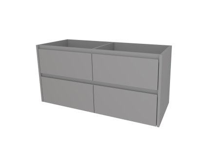 Mereo Opto, koupelnová skříňka 121 cm, Multidecor, Šedý Supermat CN993SSEDA