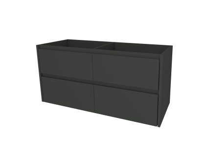 Mereo Opto, koupelnová skříňka 121 cm, Multidecor, Šedý antracit CN993SSEAN