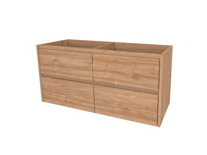 Mereo Opto, koupelnová skříňka 121 cm, Multidecor, Light Select Walnut CN993SLSW1