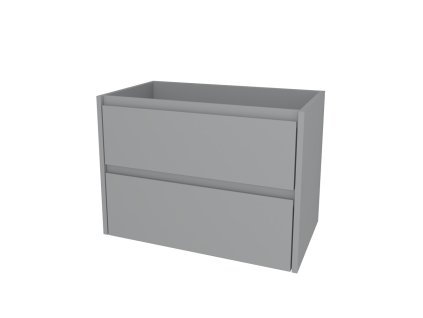 Mereo Opto, koupelnová skříňka 81 cm, Multidecor, Šedý Supermat CN991SSEDA