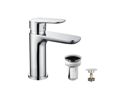Mereo Umyvadlová stojánková baterie, Viana, s clic-clac CH03VS, chrom CBE10104C