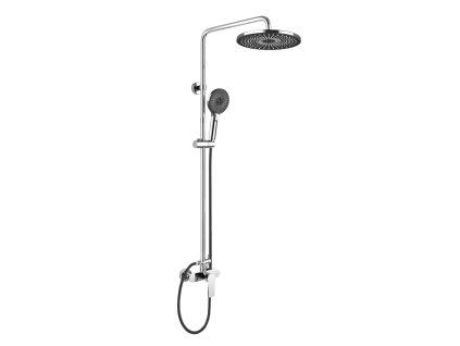 Mereo Dita sprchová baterie s talířovou kulatou sprchou, černá CBE60104SFD