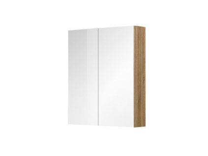 Mereo Aira, Mailo, Opto, Vigo, Ponte koupelnová galerka 60 cm, zrcadlová skříňka, dub Riviera CN716GR