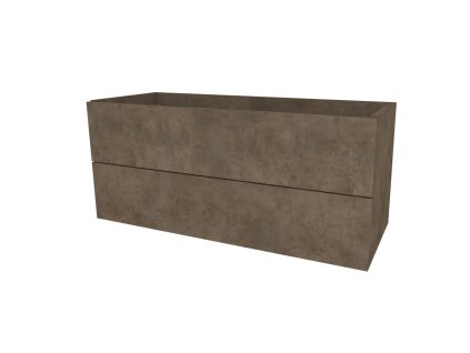 Mereo Aira, koupelnová skříňka 121 cm, Multidecor, Beton Chicago tm šedý CN793SBCS2