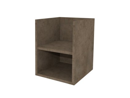 Mereo Aira, koupelnová skříňka 40 cm, spodní, Multidecor, Beton Chicago tm šedý CN795SBCS2