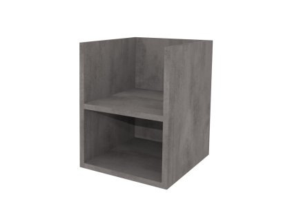 Mereo Aira, koupelnová skříňka 40 cm, spodní, Multidecor, Beton tmavě šedý CN795SBET2