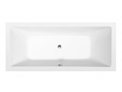 Polysan KRYSTA obdélníková vana 180x80x39cm, bílá mat 71710.11