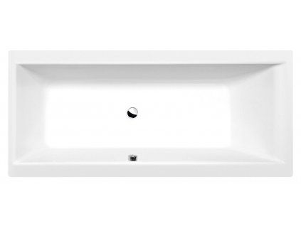 Polysan CLEO obdélníková vana 180x80x48cm, bílá mat 95611.11
