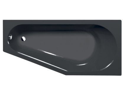 Polysan TIGRA R asymetrická vana 170x80x46cm, šedá 90611.3