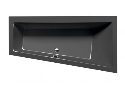 Polysan ANDRA R asymetrická vana 180x90x45cm, šedá 78771.3