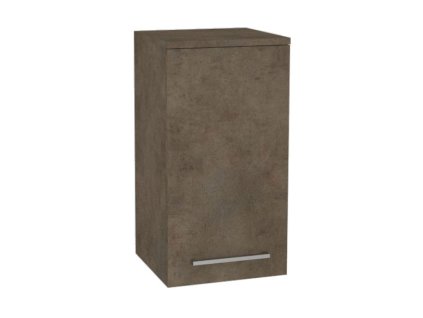 Mereo Bino koupelnová skříňka horní 63 cm, pravá, Multidecor, Beton Chicago tm šedý CN696BCS2