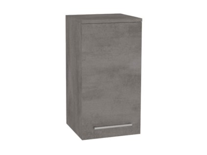 Mereo Bino koupelnová skříňka horní 63 cm, pravá, Multidecor, Beton tmavě šedý CN696BET2