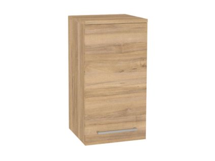 Mereo Bino koupelnová skříňka horní 63 cm, pravá, Multidecor, Ořech Pacifik přírodní CN696OPP2
