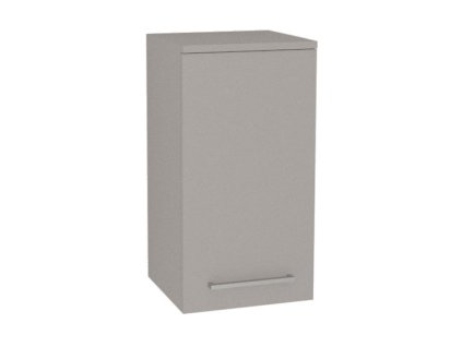 Mereo Bino koupelnová skříňka horní 63 cm, pravá, Multidecor, Arktická šedá CN696ARS1