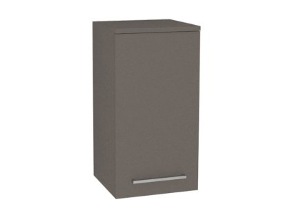 Mereo Bino koupelnová skříňka horní 63 cm, levá, Multidecor, Lávová šedá CN695LAS1
