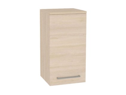 Mereo Bino koupelnová skříňka horní 63 cm, levá, Multidecor, Javor Hard šampaňský CN695JHS2