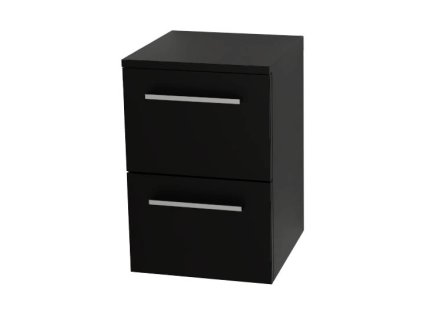 Mereo Bino koupelnová skříňka spodní 50 cm, Multidecor, Černá Supermat CN694CIPM