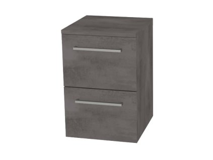 Mereo Bino koupelnová skříňka spodní 50 cm, Multidecor, Beton tmavě šedý CN694BET2