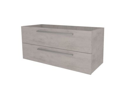 Mereo Bino, koupelnová skříňka 121 cm, Multidecor, Chromix stříbrný CN693SACST