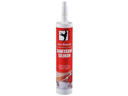 DEN BRAVEN NANO TECH sanitární silikon 280ml, bílá, 30212RL