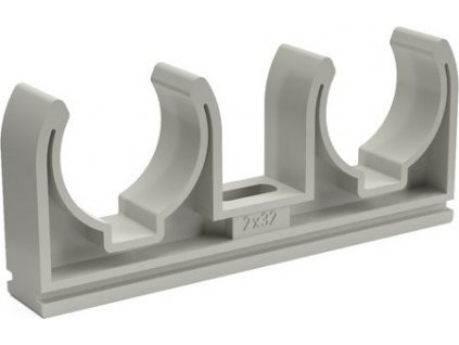 WAVIN PRDV0252XX dvoupříchytka 2x25mm, plast, 20025P