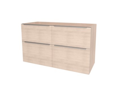 Mereo Mailo, koupelnová skříňka 121 cm, chrom madlo, Multidecor, Dub Patinovaný CN593SDUP1