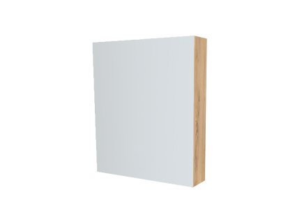 Mereo Koupelnová skříňka zrcadlová 60 cm, galerka, 1x dvířka levá, Multidecor, Ořech Pacifik přírodní CN798G61OPP2